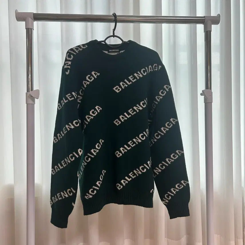 [BUNJANG] Balenciaga Multicolor Logo Knit / S급/정품) 발렌시아가 멀티로고 니트