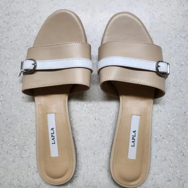 [BUNJANG] Lapla Handmade Buckle Slippers (235) / 라플라 수제화 버클 슬리퍼(235)