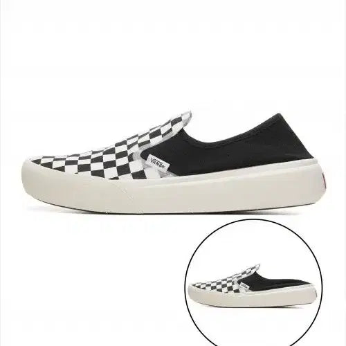 [BUNJANG] Vans ComfyCush One Sneakers (Checkerboard Black/Marshmallow) / 반스 컴피쿠시 원 - (체커보드) 블랙:마시멜로우