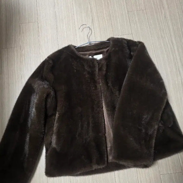 [BUNJANG] Bymina Eco Fur Coat / 바이미나 에코퍼