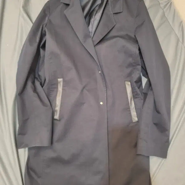 [BUNJANG] Solid Homme Leather Trimmed Wool Coat / 솔리드옴므 코트 / 50