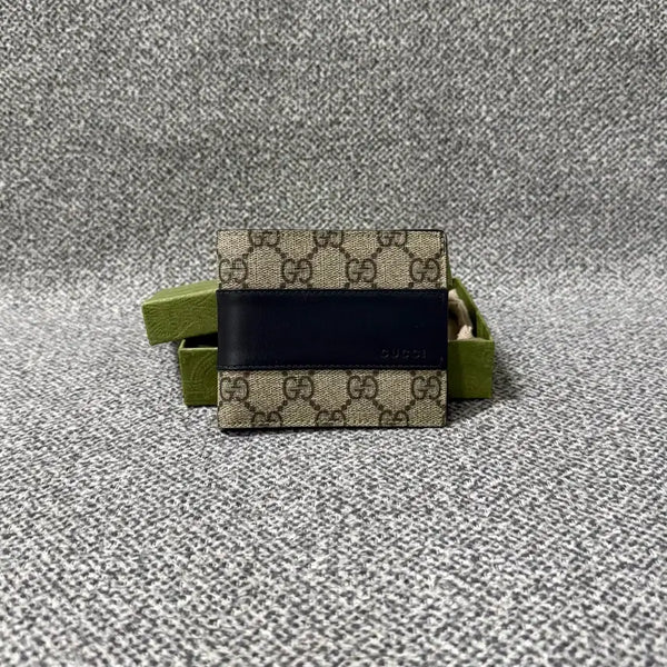 [BUNJANG] Gucci GG Eden Supreme Bifold Wallet / 구찌 GG 에덴 수프림 반지갑
