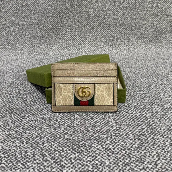 [BUNJANG] Gucci GG Ophidia Card Case Beige / 구찌 GG 오피디아 카드지갑 베이지