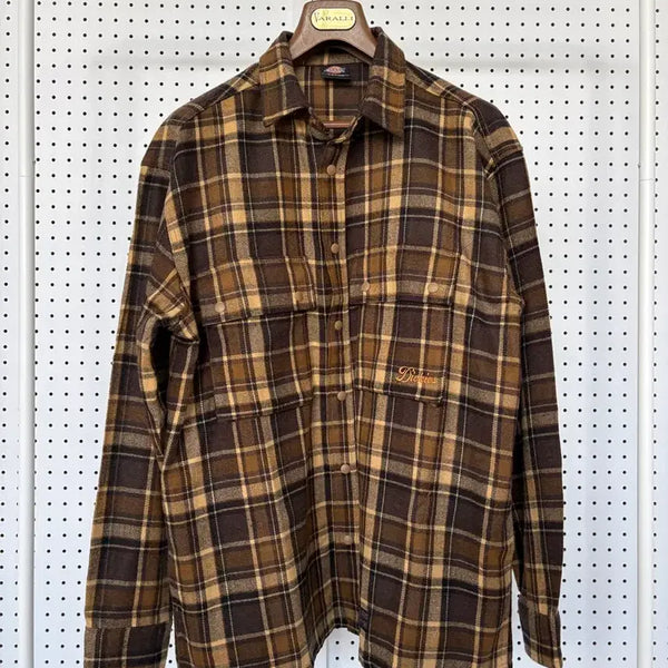 [BUNJANG] Dickies Plaid Flannel Shirt Size L / DickiesㅣPlaid flannel shirt Size L