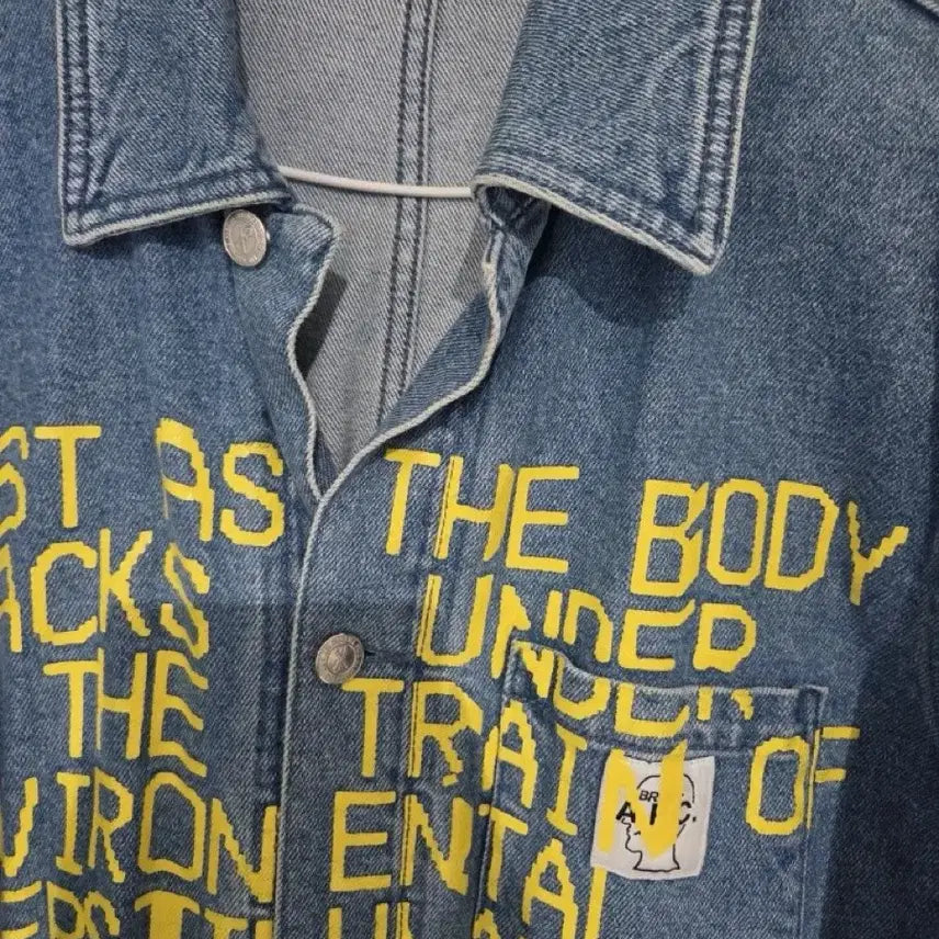 [BUNJANG] A.P.C. x BRAIN DEAD Collaboration Denim Jacket / A.P.C. BRAIN DEAD 청자켓