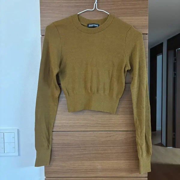 [BUNJANG] American Apparel Crop Knit XS / [새상품] 아메리칸어패럴 크롭니트 XS
