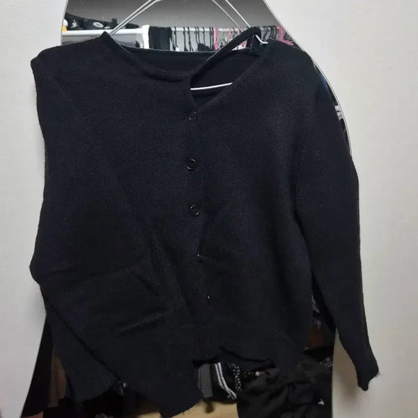 [BUNJANG] Shoulder Slit Cardigan / 어깨 트임 가디건