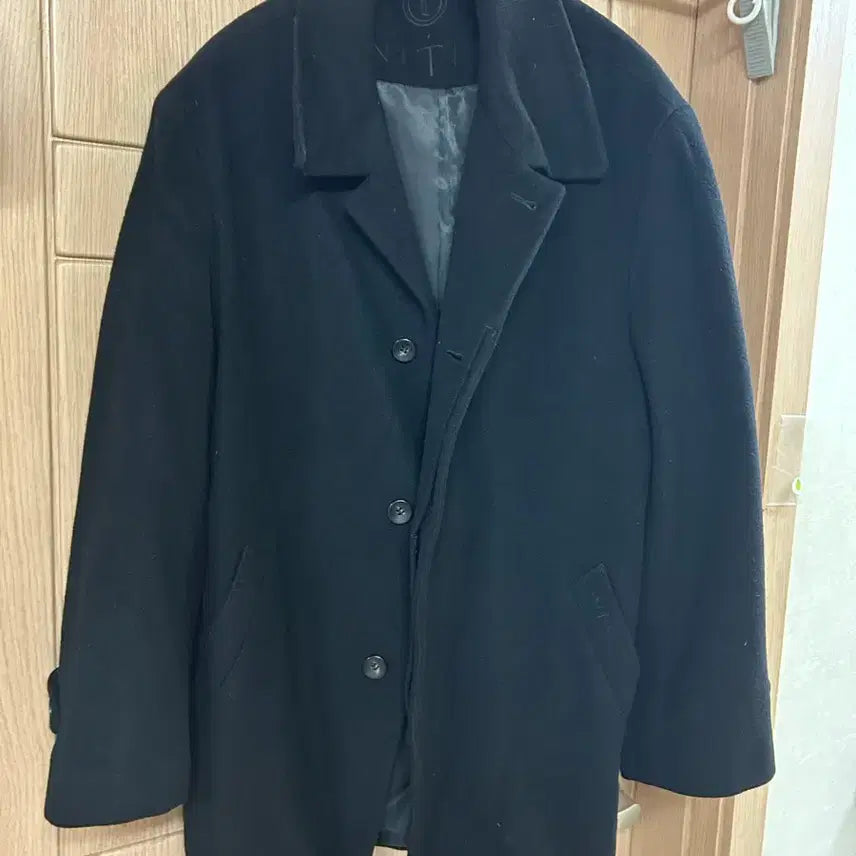 [BUNJANG] Trad Club INITIAL Black Coat 95 / INITIAL by Trad Club 블랙 코트 95