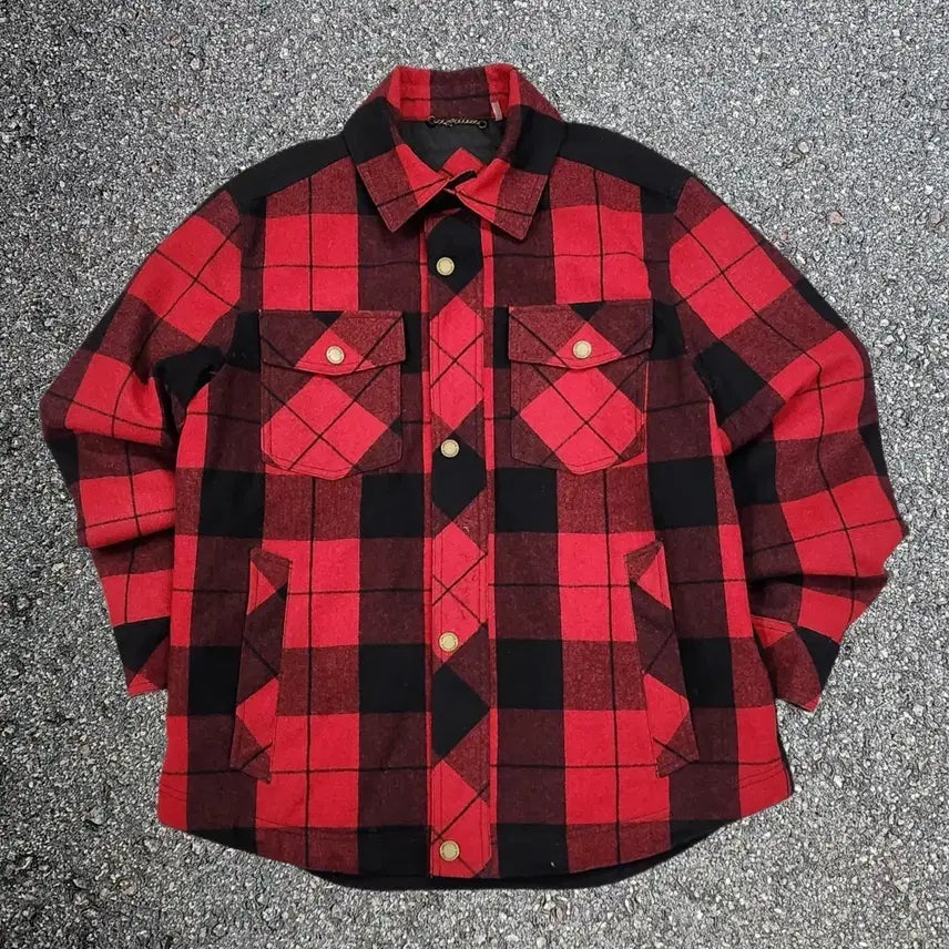 [BUNJANG] Pendleton Twin Pocket Buffalo Check Flannel Jacket M / 펜들턴 Pendleton 트윈 포켓 버팔로 체크 플란넬 자켓 M