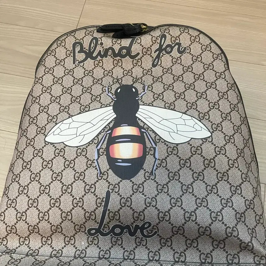 [BUNJANG] Gucci Bee Print Tote Bag / 구찌 꿀벌 프린트 토트백