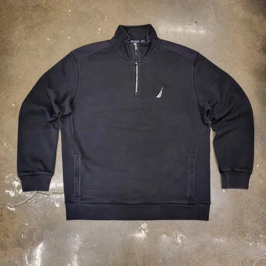[BUNJANG] Nautica Vintage Half-Zip Sweatshirt / 미국빈티지 노티카 반집업 맨투맨