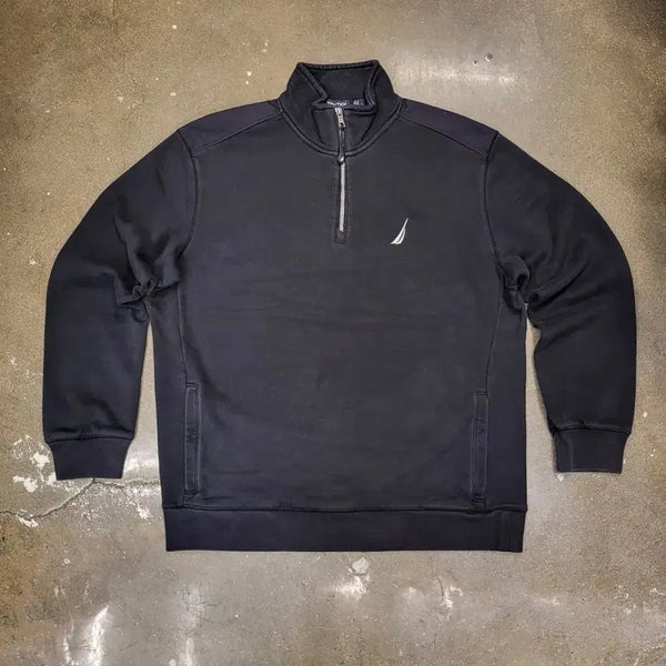 [BUNJANG] Nautica Vintage Half-Zip Sweatshirt / 미국빈티지 노티카 반집업 맨투맨