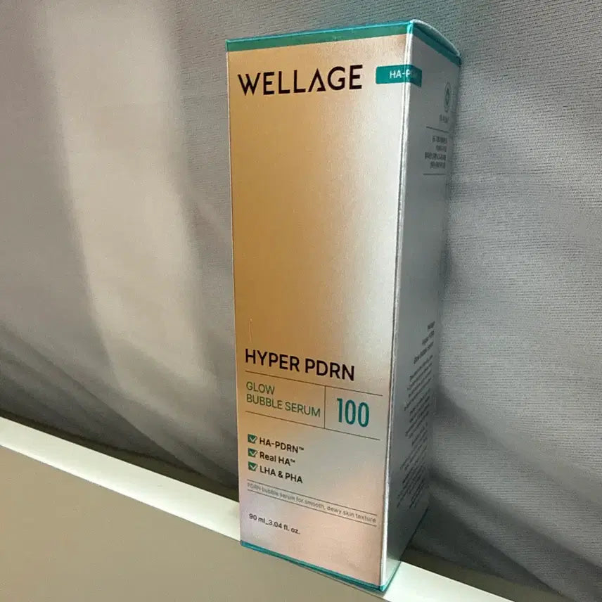 [BUNJANG] Wellage Hyper PDRN Glow Bubble Serum 90ml / 웰라쥬 하이퍼 PDRN 글로우 버블 세럼 90ml