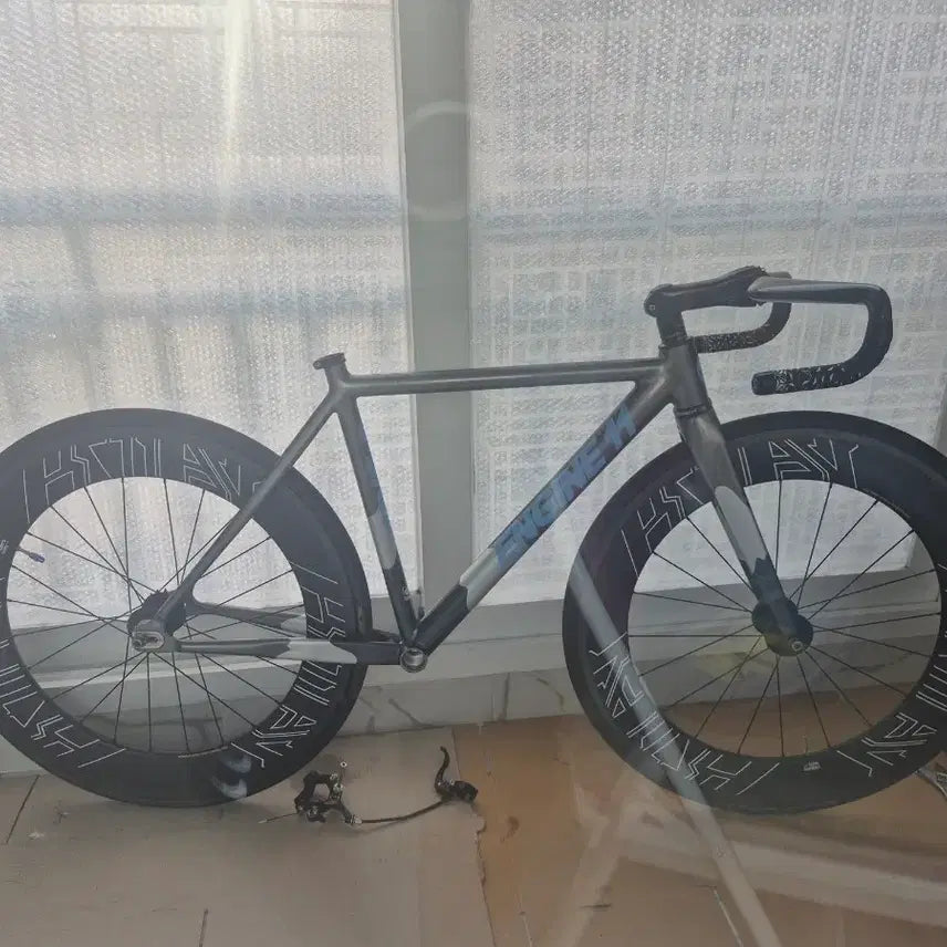 [BUNJANG] Engine11 Gunmetal Frame + Stem, Handlebar (Size S) / 엔진11건메탈 프레임+스템,핸들바