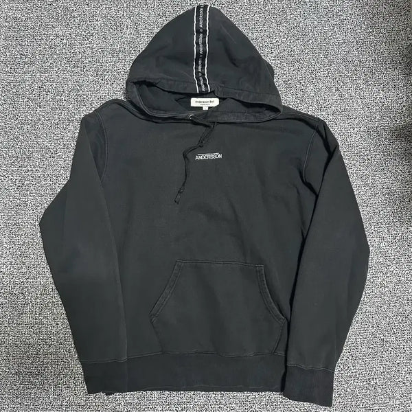 [BUNJANG] Andersson Bell Logo Hoodie Black / (L) 앤더슨벨 로고 후드티 블랙
