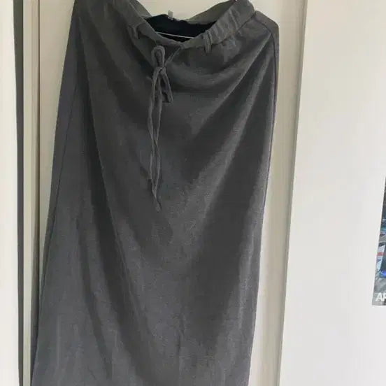 [BUNJANG] Gray Long Skirt / 그레이 롱 치마