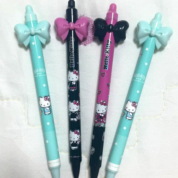 [BUNJANG] Hello Kitty Ribbon Pen Set (4 Types) / 헬로키티 리본 펜 세트 4종 새상품