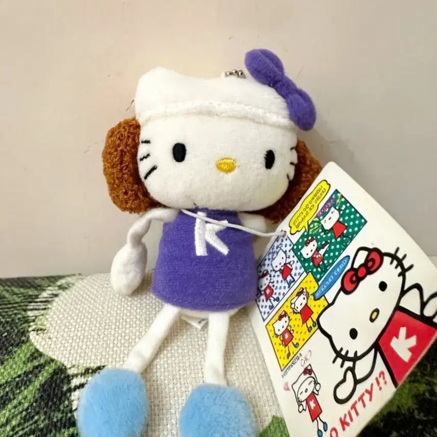[BUNJANG] Long-Legged Kitty Mascot Keychain Doll, Comic Kitty Bendable Kitty / 롱다리 키티 마스코트 키링 인형, 코믹 키티  벤더블 키티