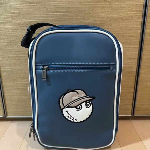 [BUNJANG] Malbon Shoe Case Pouch Blue with Ventilation / 말본 슈즈케이스 파우치 블루 통풍기능