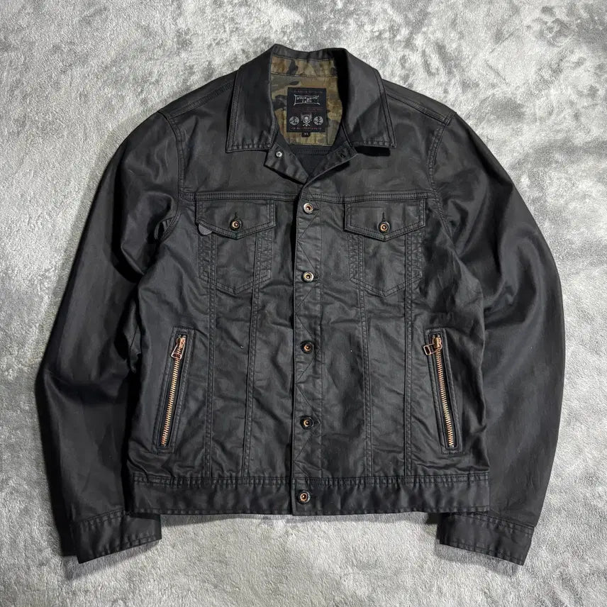 [BUNJANG] Buckaroo Black Washed Denim Jacket XL / [XL]버커루 블랙 워싱 데님 자켓