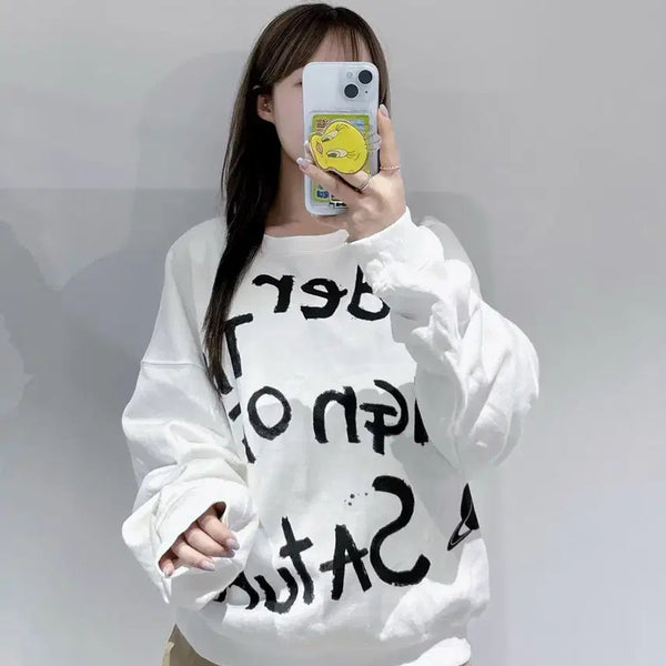 [BUNJANG] TheOpen Product Big Logo Sweatshirt / 더오픈프로덕트 빅로고 맨투맨
