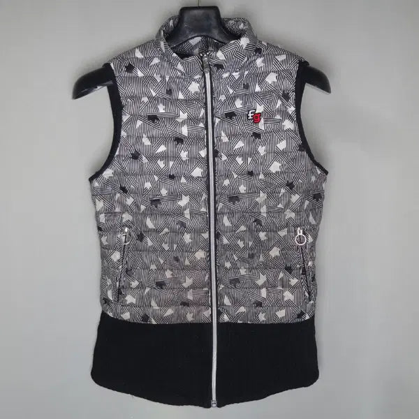 [BUNJANG] PannTone Women's Lightweight Down Padding Knit Blend Vest Golf Jacket Jumper / 팬텀/여성90/경량다운패딩니트혼방베스트골프조끼자켓점퍼/5325/달순구제187