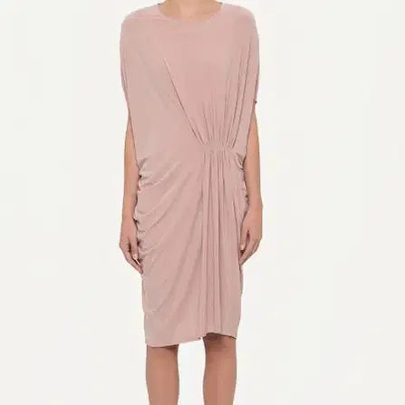 [BUNJANG] LANVIN Paris Drape Asymmetric Dress / 랑방 파리스 오리지널 프랑스 LANVIN  드레이프 언밸런스 원피스 44~55 사이즈