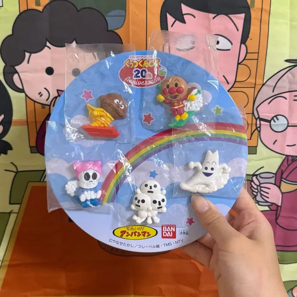 [BUNJANG] Anpanman Classic 43rd Edition Magnet Set (5 Pieces) / 미개봉 고전 호빵맨 43탄 마그넷 자석 5개 세트