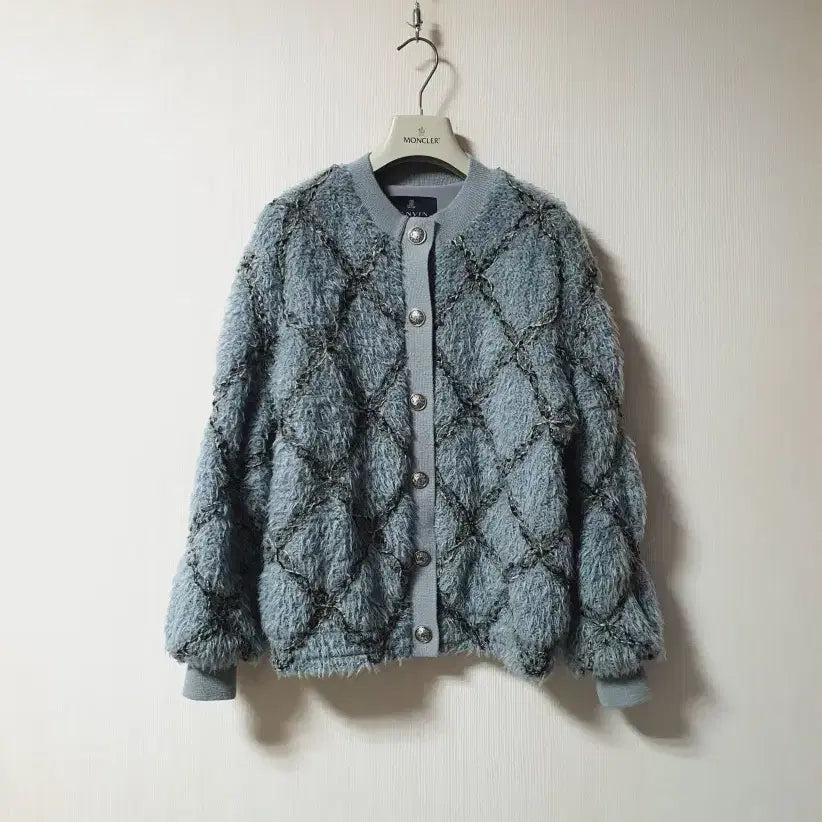 [BUNJANG] Lanvin Collection Bouclé Glitter Pattern Jumper Size 55 / 랑방컬렉션 부클레 글리터 패턴 점퍼 55 사이즈 정품