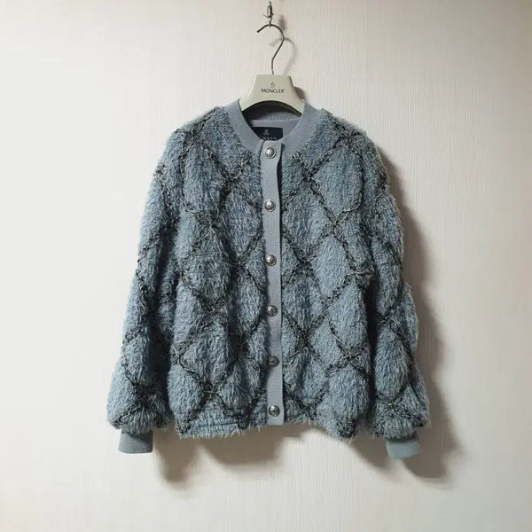 [BUNJANG] Lanvin Collection Bouclé Glitter Pattern Jumper Size 55 / 랑방컬렉션 부클레 글리터 패턴 점퍼 55 사이즈 정품