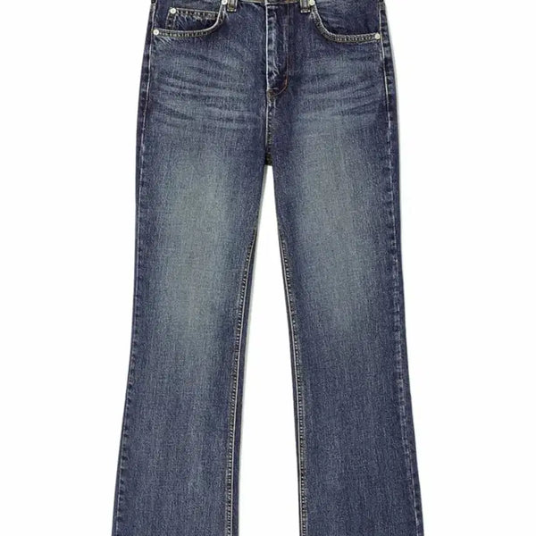[BUNJANG] Glowny Bell High-Rise Bootcut Denim / 글로니 벨 하이라이즈 부츠컷 데님