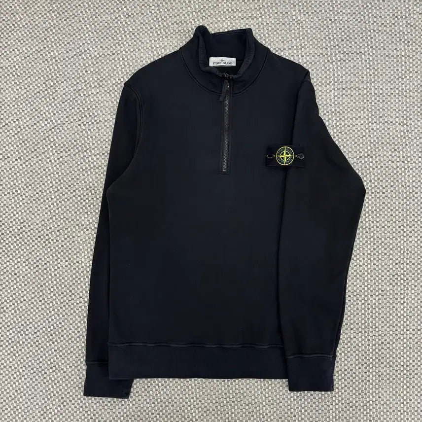[BUNJANG] Stone Island Half-Zip Sweatshirt L / [L]스톤아일랜드 반집업 맨투맨