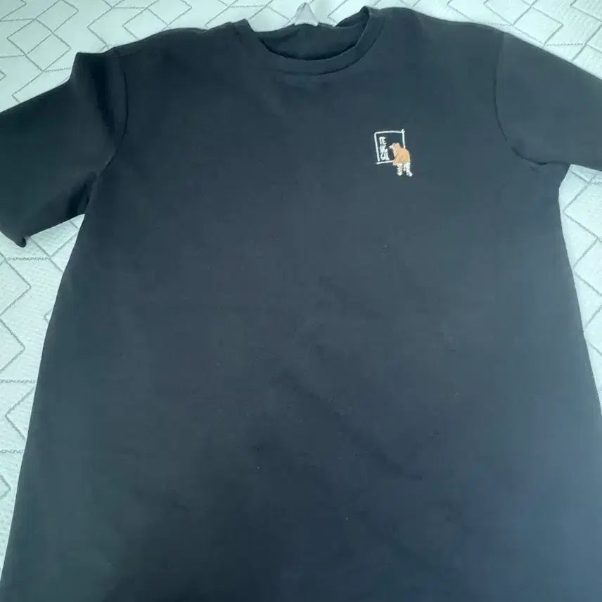 [BUNJANG] Fila Black Short Sleeve T-Shirt / 휠라 반팔 티셔츠 블랙