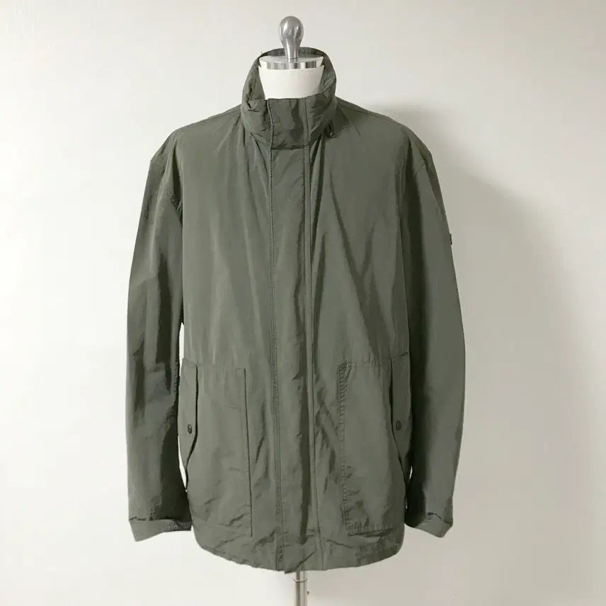 [BUNJANG] Hazzys Khaki High Neck Jacket (Size 105) / 헤지스 카키하이넥자켓105 호호상점