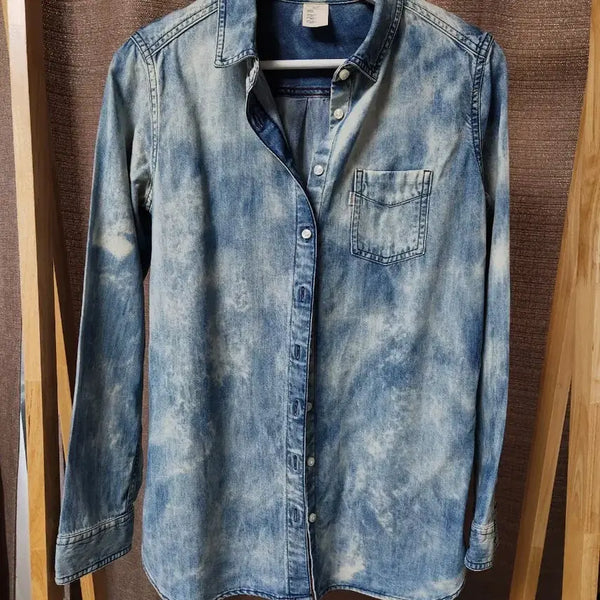 [BUNJANG] Levi's Washed Denim Shirt Size S / 리바이스 워싱 데님 셔츠 S