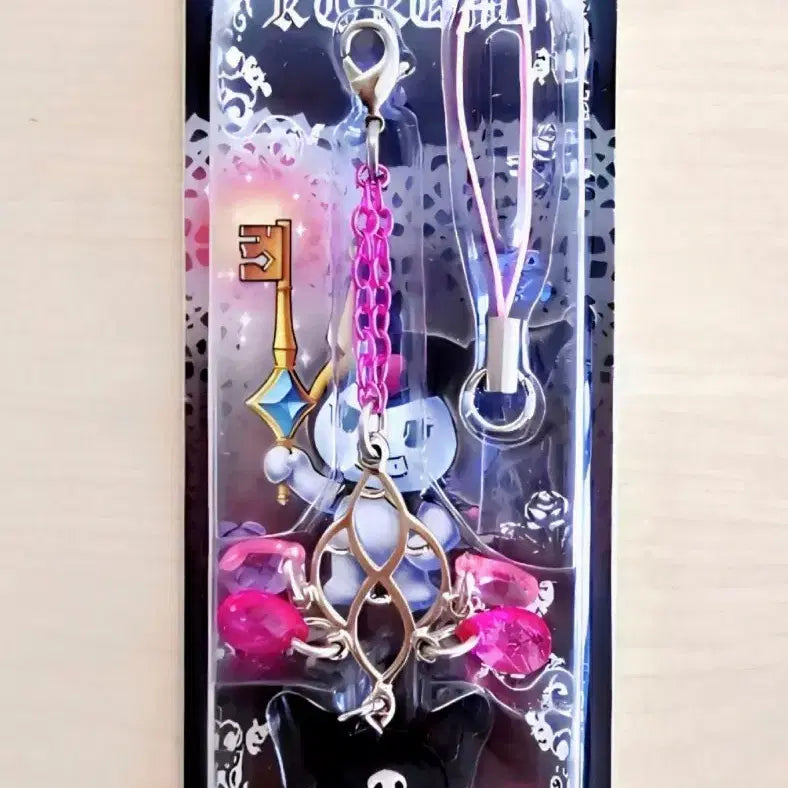 [BUNJANG] Kuromi Beaded Strap (Classic) / 쿠로미 스트랩, 고전 쿠로미, 비즈 쿠로미 스트랩