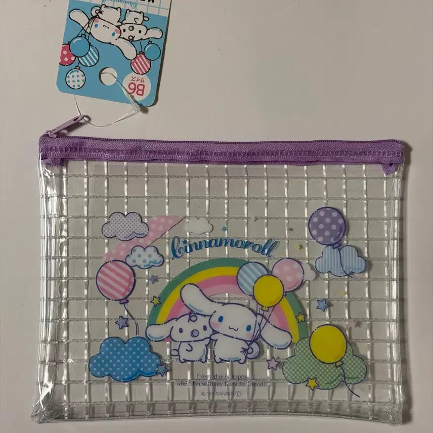 [BUNJANG] Cinnamoroll Clear Mesh Case / 시나모롤 투명 메쉬케이스