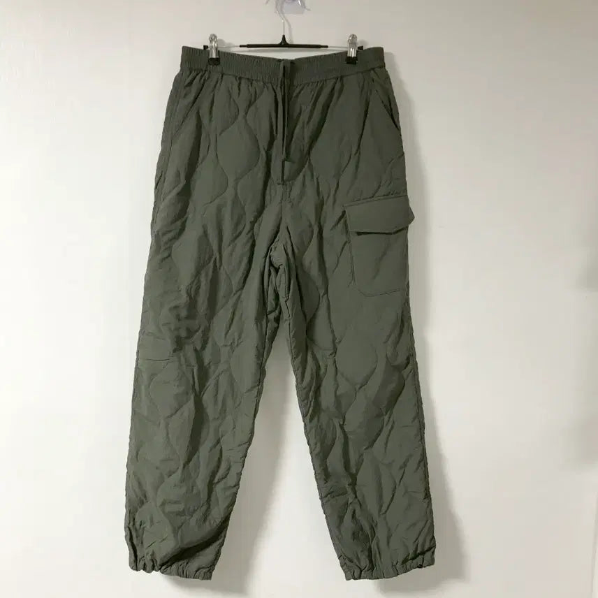 [BUNJANG] Kai-aakman Khaki Duck Down Quilting Padding Pants Size 32 / 카이아크만 카키덕다운 퀼팅패딩바지32 호호상점