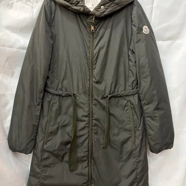 [BUNJANG] Moncler Women's Khaki Down Jacket Size 55 / 정품) 몽클레어 여성 패딩 카키 0/55사이즈