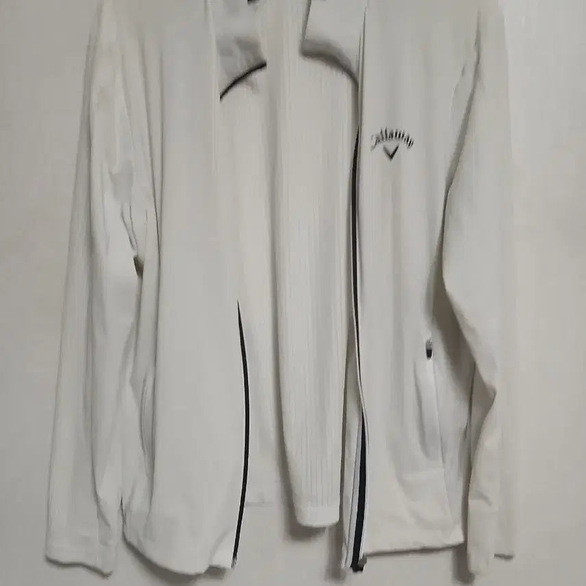 [BUNJANG] Callaway White Zip-Up Jacket 100 / 캘러웨이 화이트 집업 자켓100