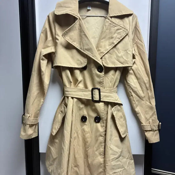 [BUNJANG] Women's Beige Trench Coat (New) / 트렌치코트 (새상품)