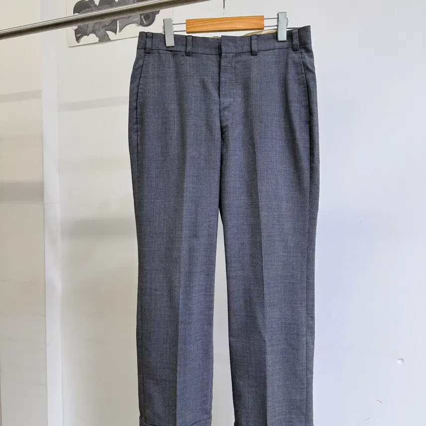 [BUNJANG] J.PRESS Checkered Wool Blend Slacks / J.PRESS 체크 슬랙스