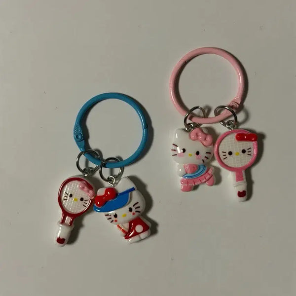 [BUNJANG] Hello Kitty Tennis Keychain / 테니스 헬로키티 키링