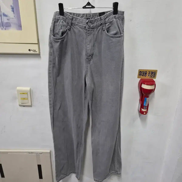 [BUNJANG] Grey Denim Pants L Size / 청바지 데님팬츠 L사이즈