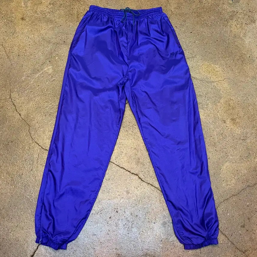 [BUNJANG] 80s Nike Purple Nylon Track Pants / 80s USA 빈티지 나이키 퍼플 나일론 트레이닝 팬츠 츄리닝 바지