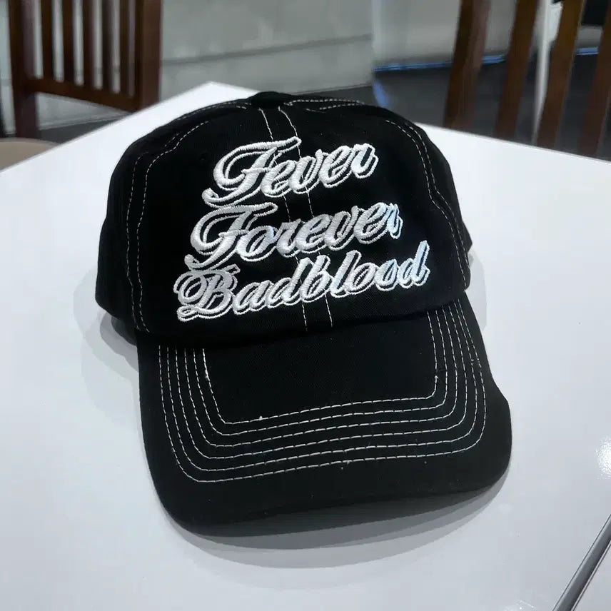 [BUNJANG] Bad Blood FFB Ball Cap - Black / [S] 배드블러드 FFB 볼캡 - 블랙