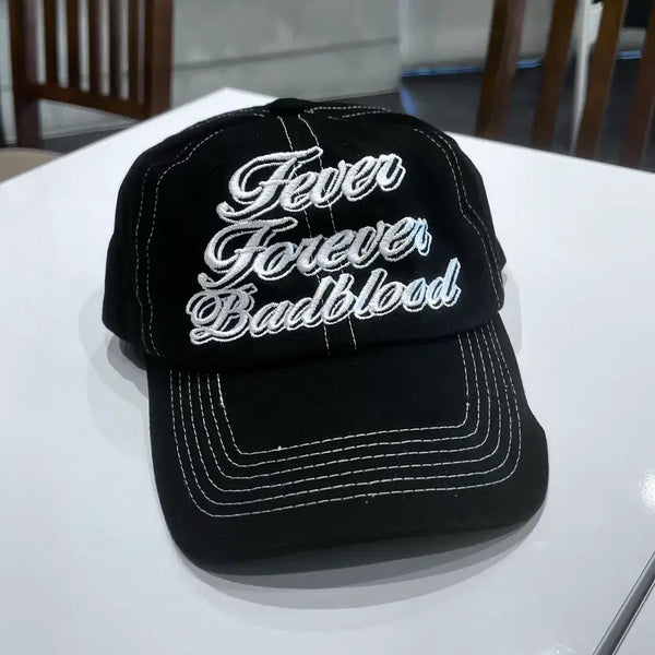 [BUNJANG] Bad Blood FFB Ball Cap - Black / [S] 배드블러드 FFB 볼캡 - 블랙
