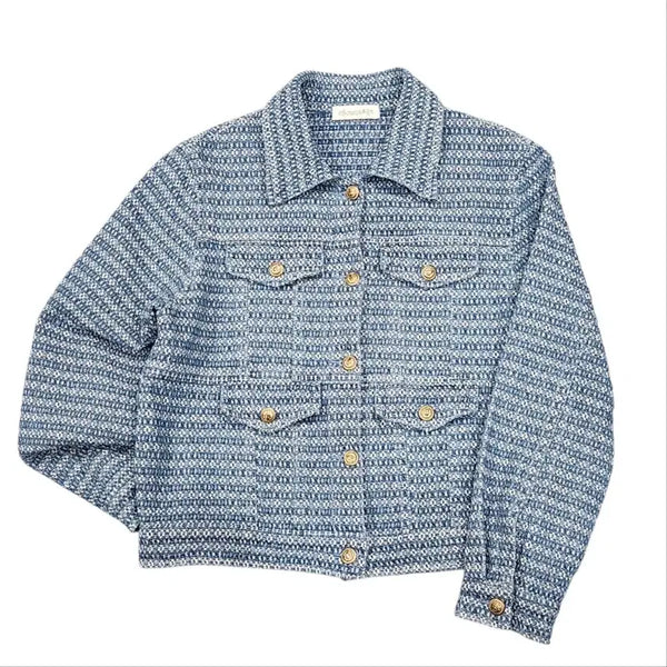 [BUNJANG] Tweed Jacket Blue / 트위드 자켓 블루