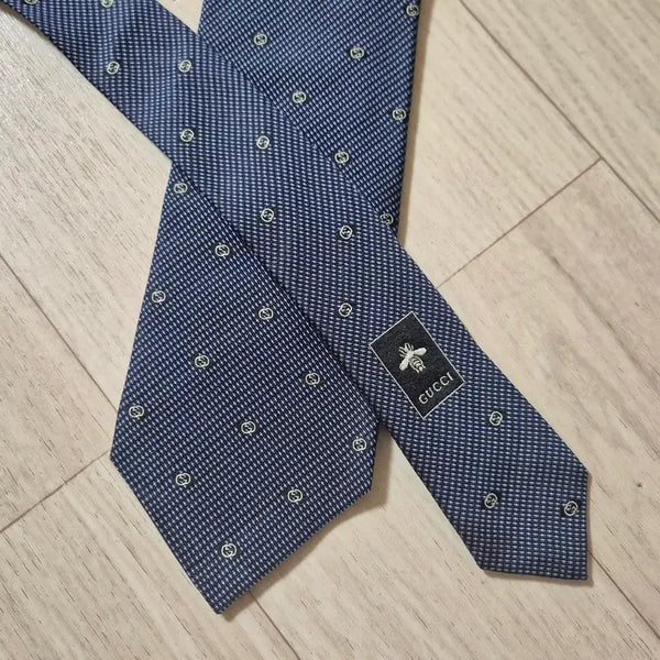 [BUNJANG] Gucci Silk GG Logo Pattern Men's Tie / 구찌  넥타이(남성)