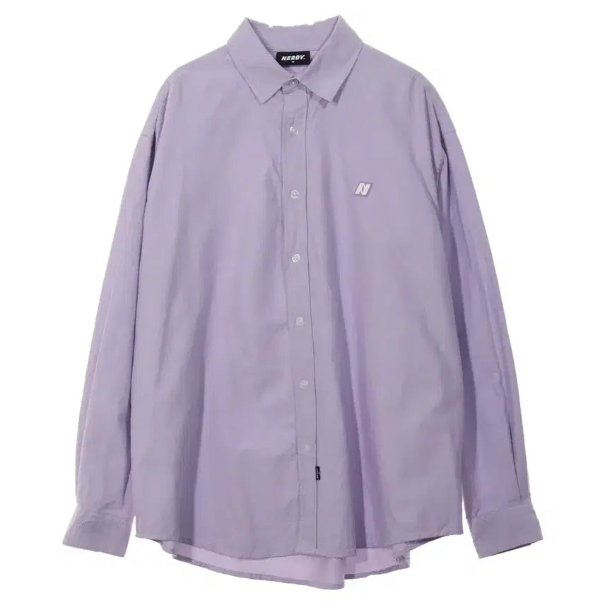 [BUNJANG] NERDY Light Purple Shirt / [M] 널디 남방 셔츠 라이트 퍼플